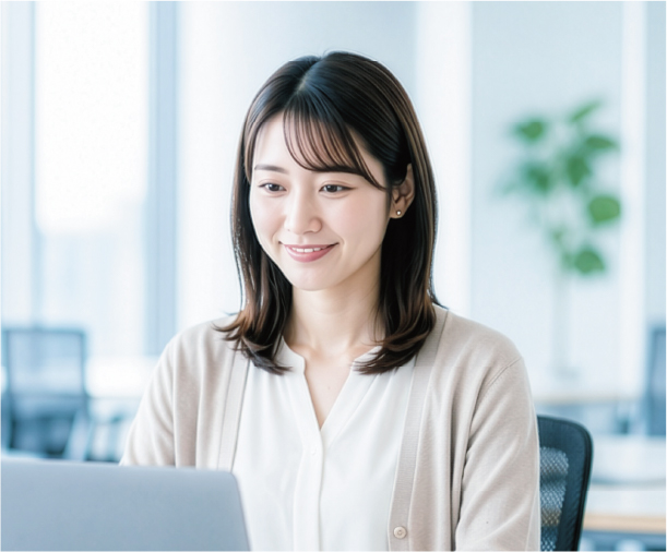 採活AIで面接を受ける候補者