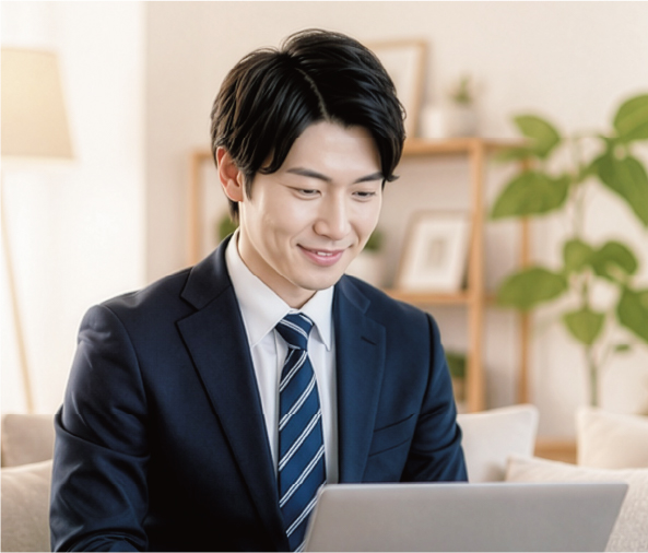 採活AIを使う採用担当者