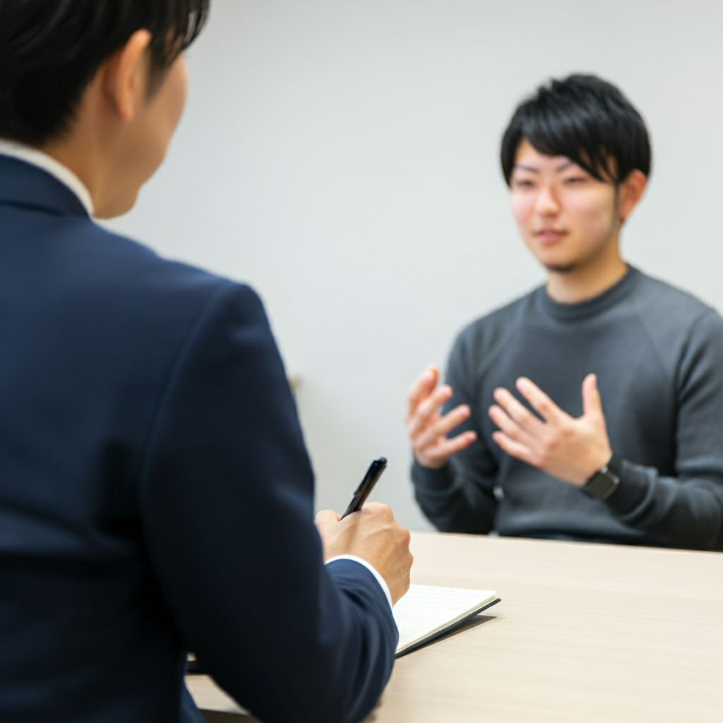 インタビュー取材のイメージ
